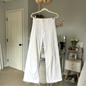 Zara White High Rise Pants - Woman’s